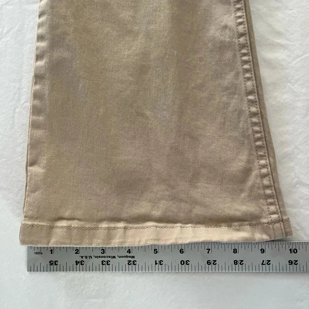 Tommy Hilfiger Y2K Low Rise Flare Chino Khaki Pants 5 prep preppy 2000s neutral - Picture 10 of 10